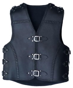 Motorbike Leather Vest