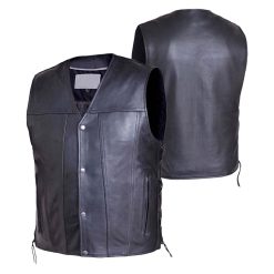 Motorbike Leather Vest